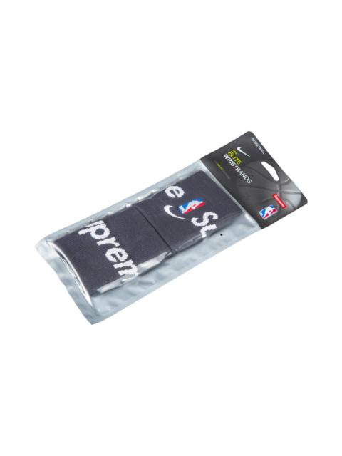 Supreme Supreme x Nike x NBA Wristbands 'Black'