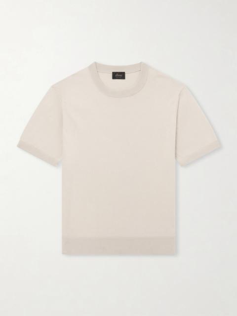 Brioni Knitted Cotton T-Shirt