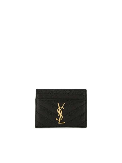 SAINT LAURENT Cassandre Matelassé cardholder