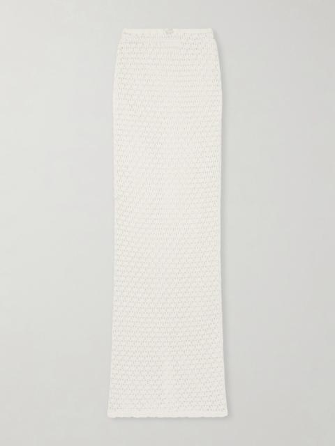 SARA CRISTINA Arena Crocheted Cotton Coverup