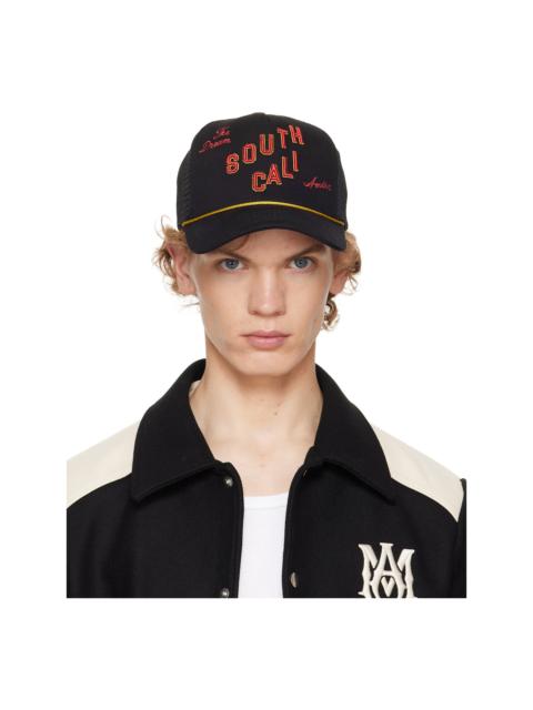 AMIRI Black 'South Cali' Trucker Cap