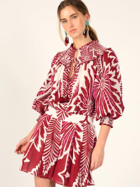 Poupette St Barth Short Jumpsuit Janna - Bordo Cartagena