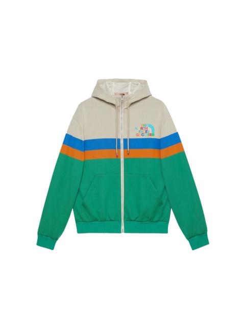 GUCCI Gucci x The North Face Hooded Jacket Ivory/Green