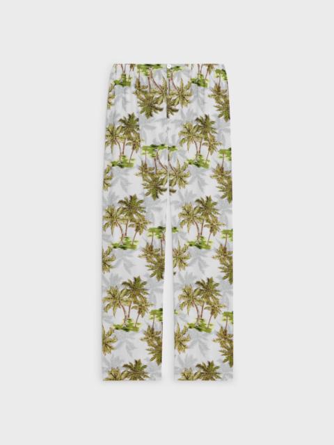 pajama pants in printed viscose