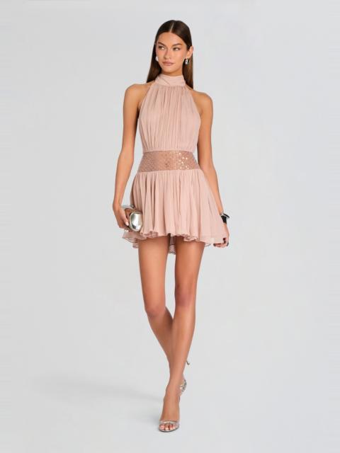 RETROFÊTE DALY SEQUIN CHIFFON DRESS