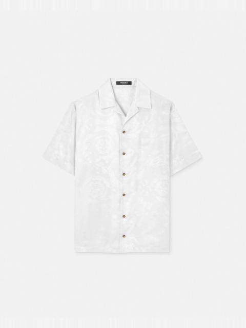 Barocco Jacquard Silk-Blend Shirt