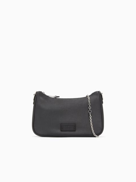 EMPORIO ARMANI SATIN SHOULDER BAG WITH CHAIN STRAP