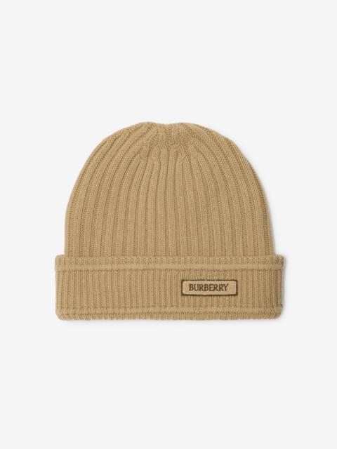 Burberry Logo Wool Beanie