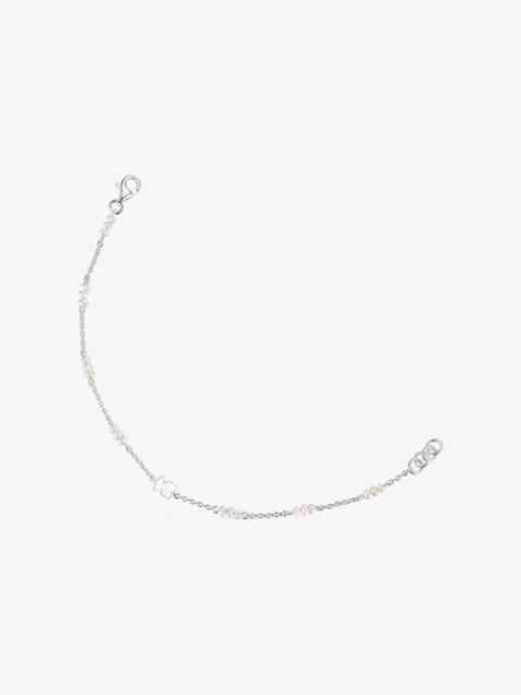 TOUS Silver Chain bracelet with cultured pearls and bear charm Sweet Dolls