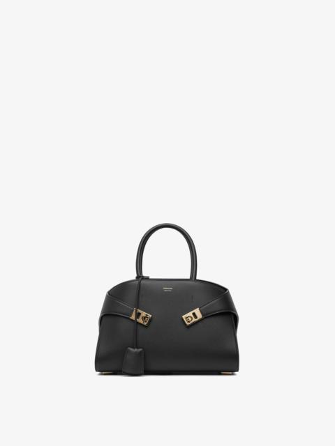 FERRAGAMO Hug black small top handle bag
