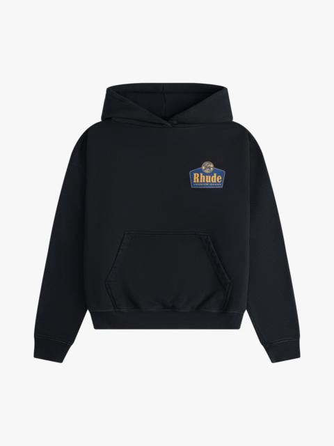 【関税込み】Rhude ブルー 'St. Rhude' Seal フーディ Rhude ST. RHUDE ZIP-UP HOODIE | REVERSIBLE