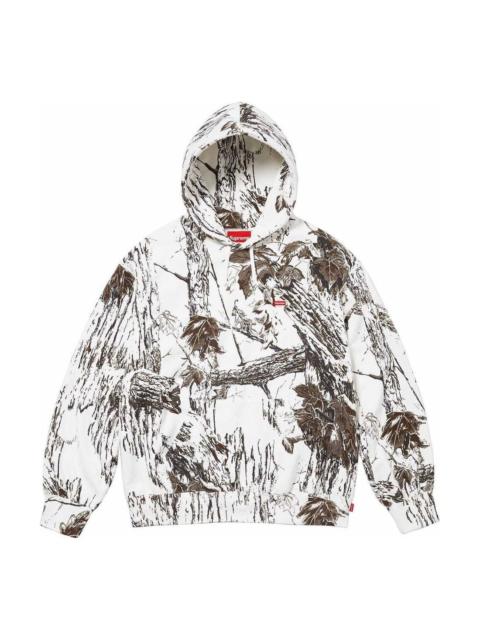 Supreme 대단한 작은 상자는 스웨터 '백색 검정' SUP-SS24-012를 두배로 했습니다