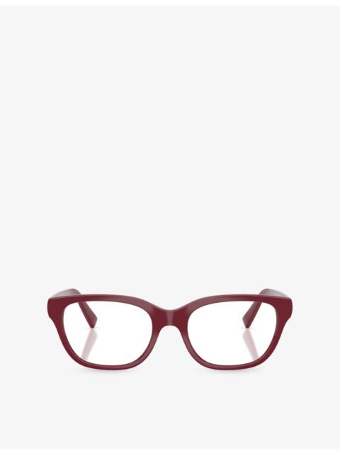 Miu Miu MU 07ZV Square-Frame Injected Optical Glasses