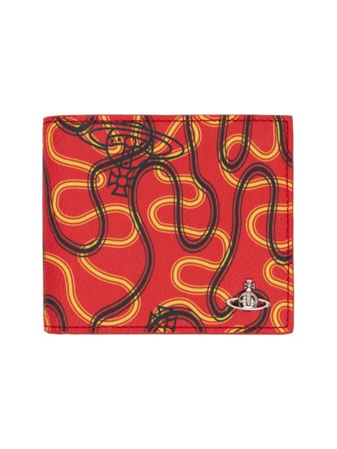 Vivienne Westwood Red Billfold Man Wallet
