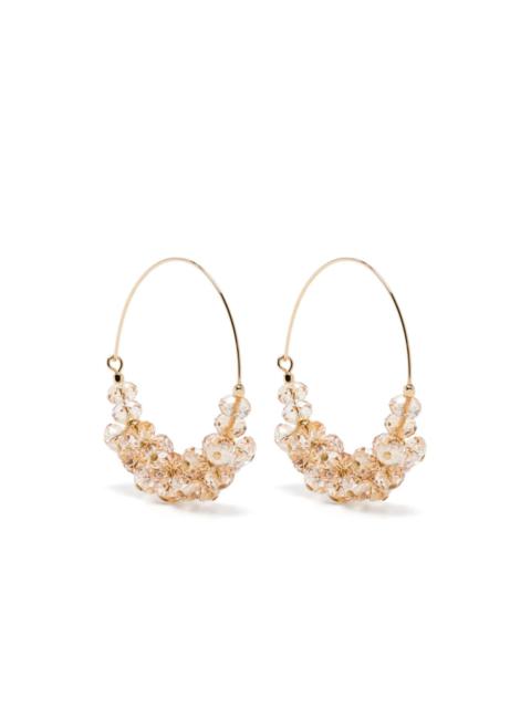 Isabel Marant bead-embellished hoop earrings