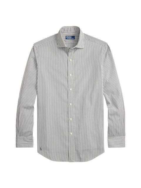 Polo Ralph Lauren Men's Striped Cotton Poplin Shirt - Dark Metal