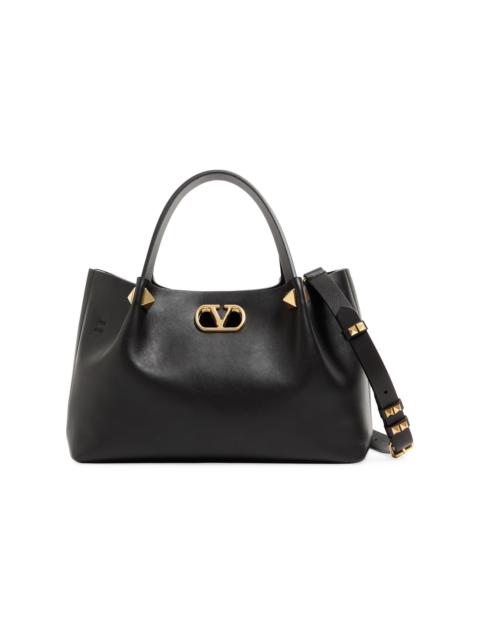 Valentino Women's Small Soft Leather Top Handle Bag - Black