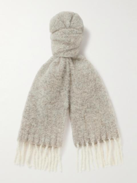 NN07 Fringed Wool-Blend Scarf