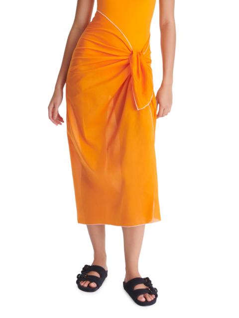 ERES Women's Cabine Cotton Sarong - Kumquat