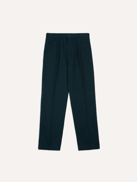 Drake's Navy Vintage Wash Cotton Games Trousers
