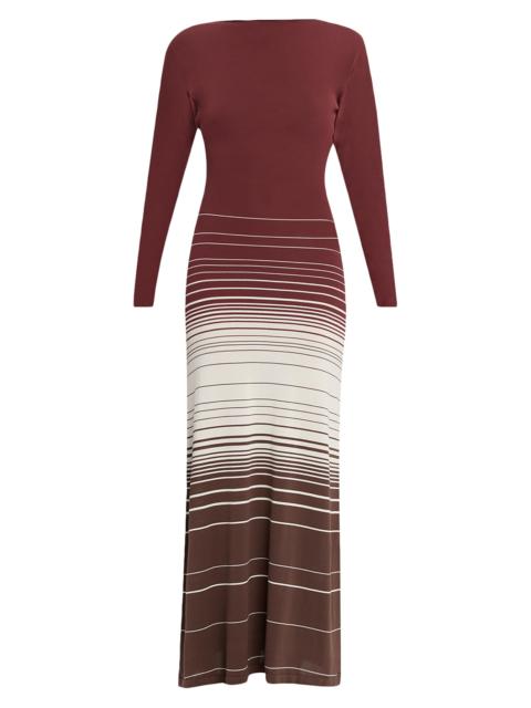 FAITHFULL Women's Idun Knit Twist-Back Maxi Dress - Multi