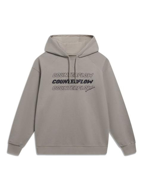 Li-Ning Counterflow Graphic Hoodie 'Grey' AWDT531-5