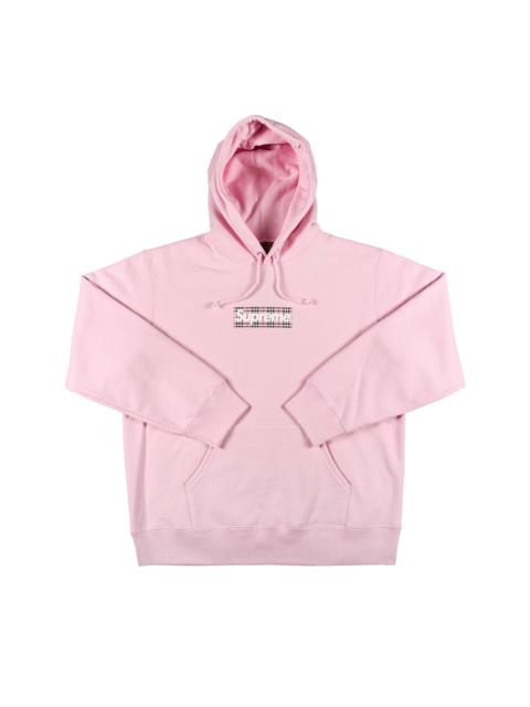 Supreme x Burberry Box Logo Hooded Sweatshirt 'Light Pink'