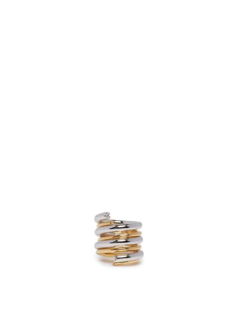 PANCONESI Gold and Silver Orbit Ring