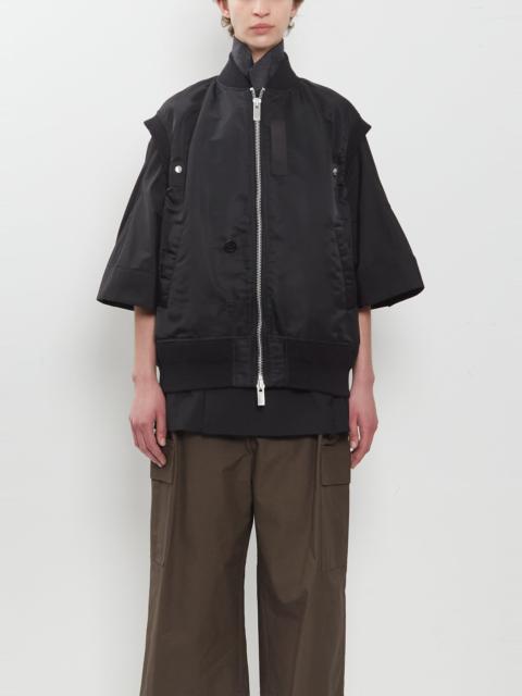 sacai Nylon Twill x Suiting Vest