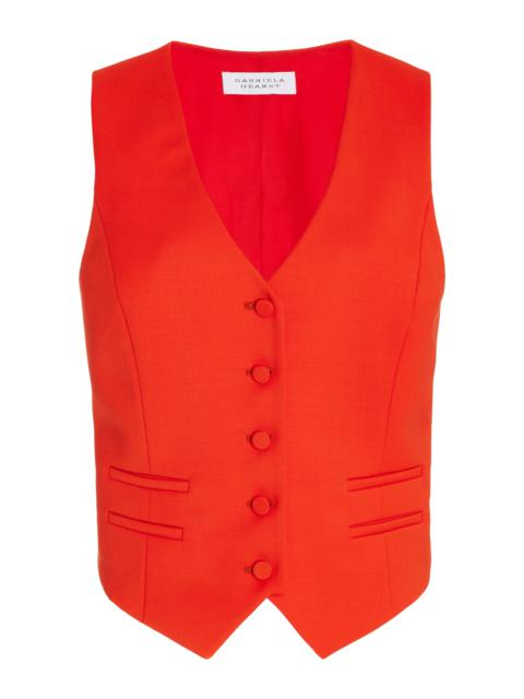 GABRIELA HEARST Coleridge Vest in Sportswear Wool