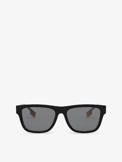 Burberry BE4293 Square-Frame Acetate Sunglasses
