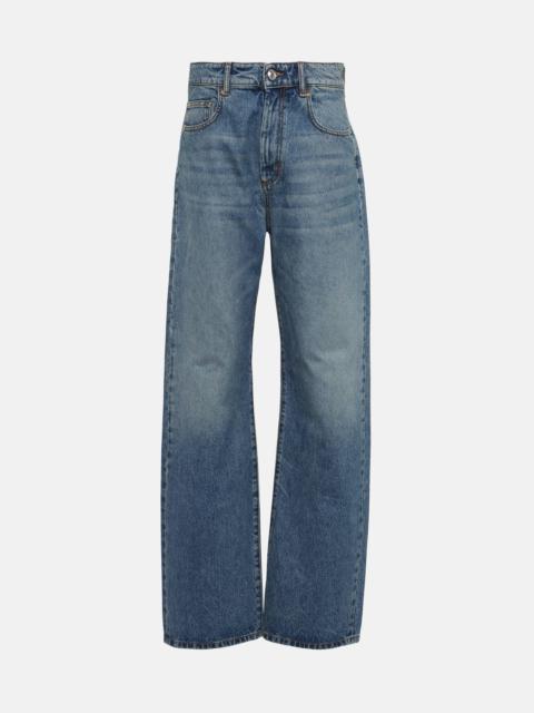 Sportmax pleated wide-leg jeans | REVERSIBLE