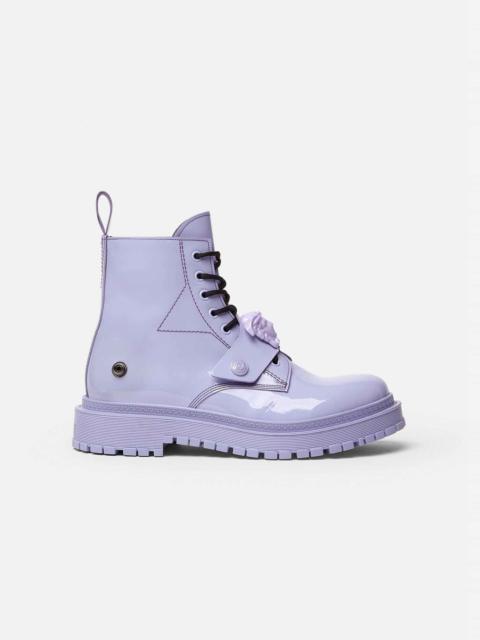 VERSACE La Medusa Combat Boots