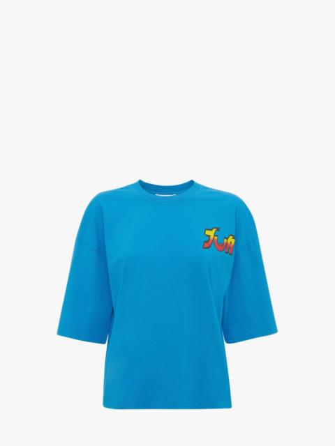 JW Anderson RUN HANY PRINT BOXY T-SHIRT