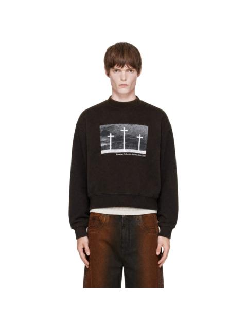 EGONLAB Black Egonic 'Lazarus' Crosses Sweatshirt