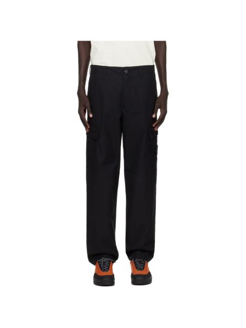Stone Island Black 3100019 Weatherproof Cotton Ghost Cargo Pants