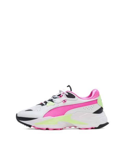 PUMA Orkid Neon "White/Luminous Pink/Fuzzy Lime" sneakers