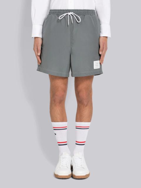 Thom Browne Ripstop Topstitch Track Shorts