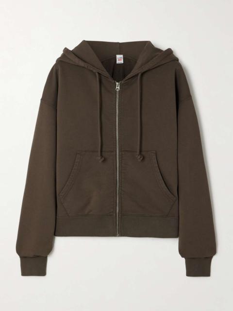 RE/DONE Cotton-jersey hoodie
