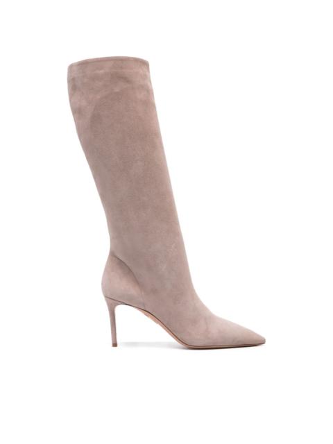 AQUAZZURA Matignon 85mm suede boots