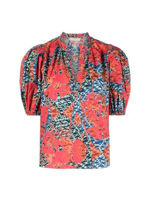 Tillie abstract print T-shirt