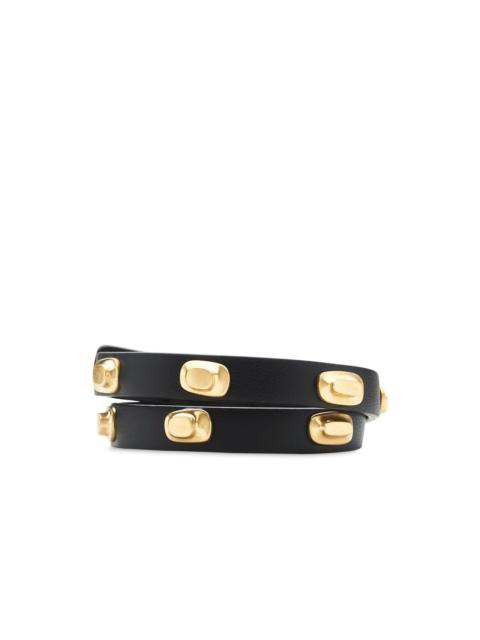 FERRAGAMO studded leather bracelet