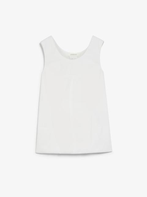 FICO Crepe jersey sleeveless top