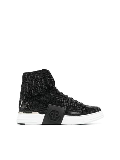 PHILIPP PLEIN Money Kicks crystal-embellished sneakers