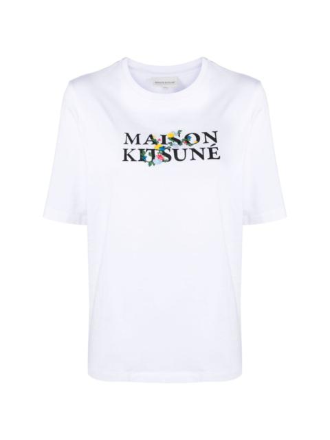 Maison Kitsuné logo-print cotton T-shirt