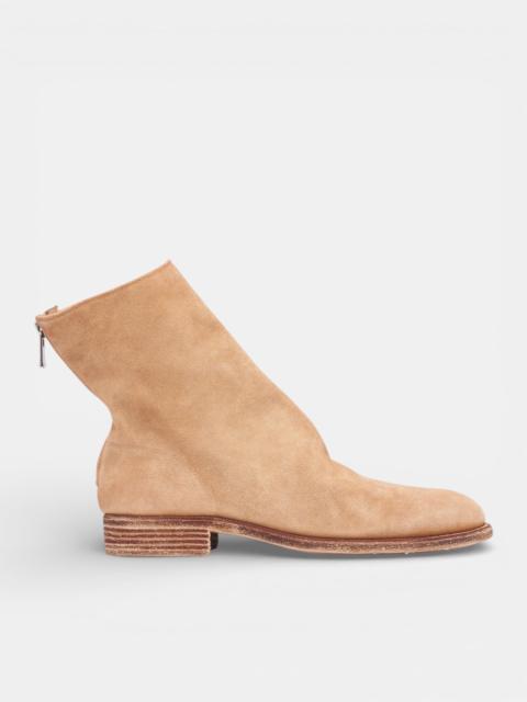 Guidi Reverse Leather Back Zip Boots
