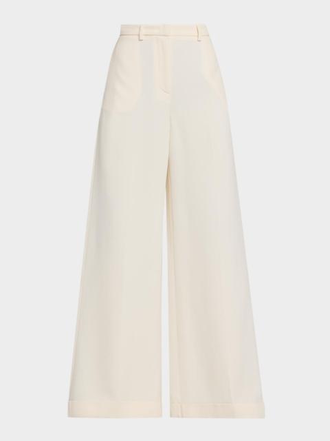 FABIANA FILIPPI Wide-Leg Cady Pants