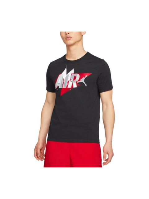 Jordan Air Jordan Casual Sports Basketball Breathable Training Short Sleeve Black CZ8395-010