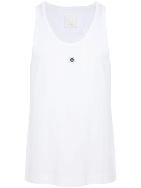 Givenchy 4G-embroidered cotton tank top