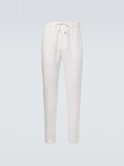 Etro Linen slim pants